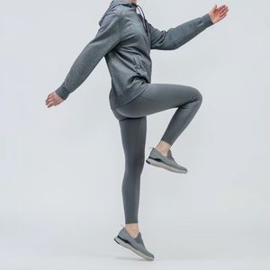 NWT Ministry of Supply Women's Joule Active Legging - Charcoal Heather (Medium)